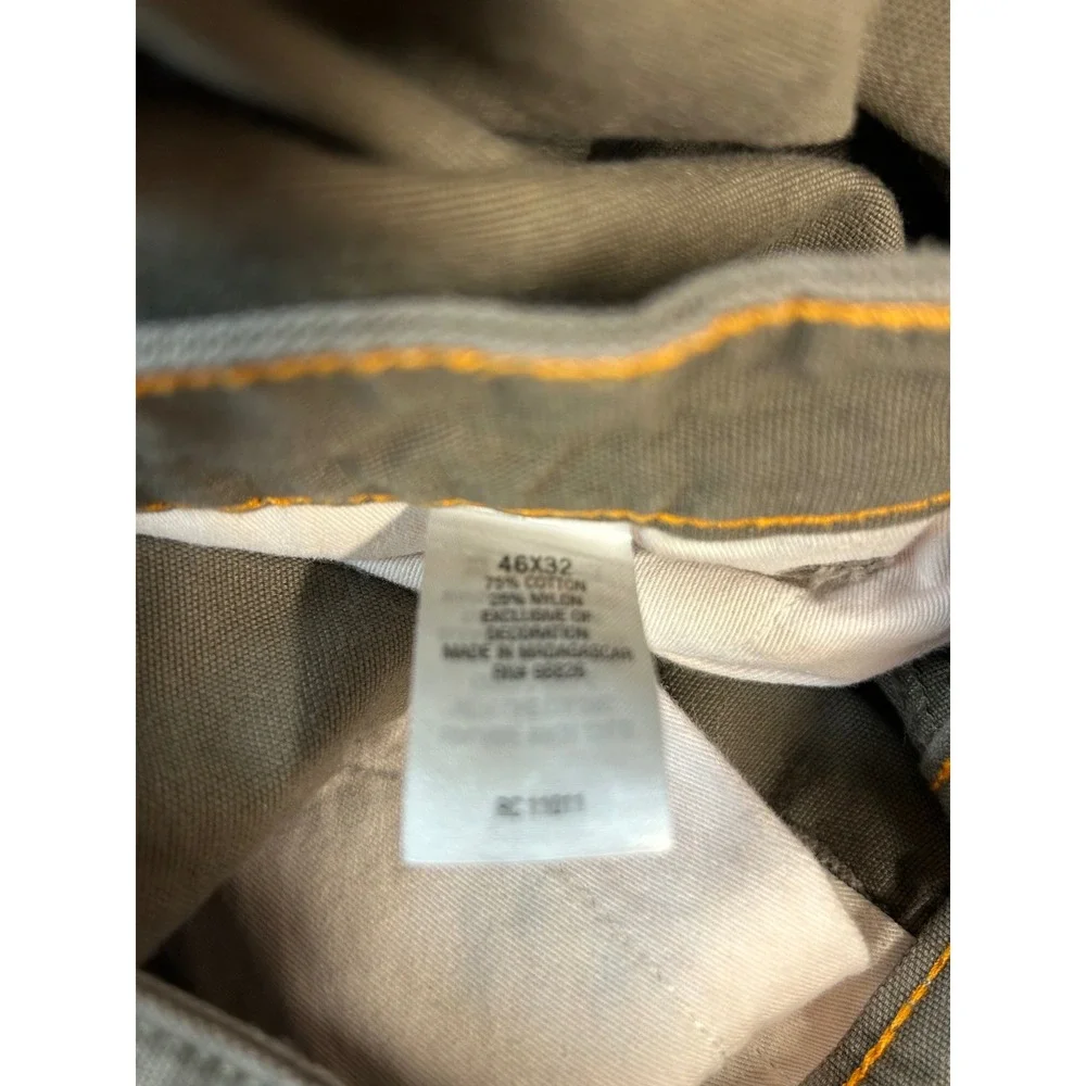 Ridgecut Toughwear Mens Canvas‎ Carpenter Pants Gray 46x32